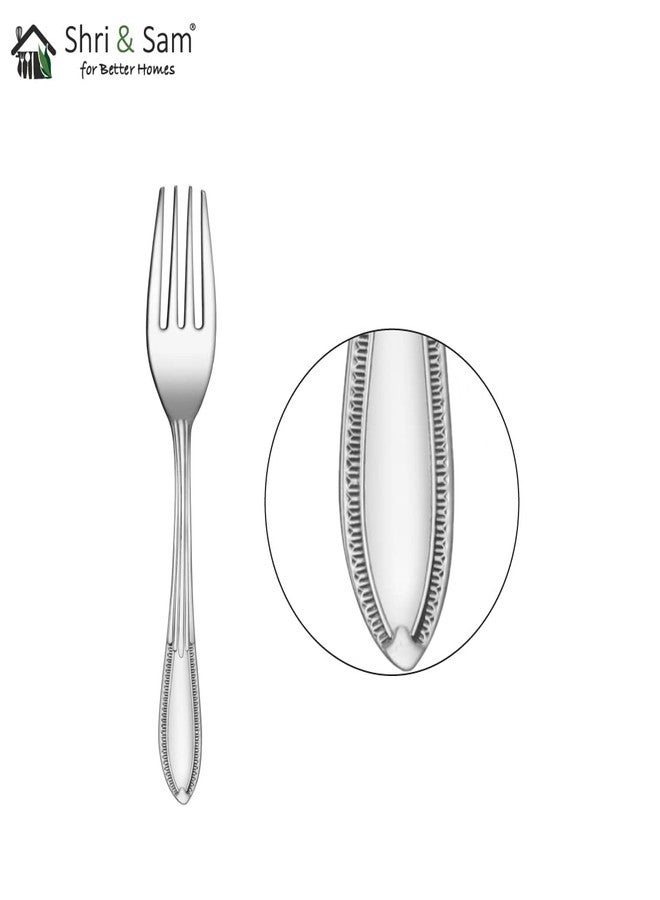 Shri & Sam Stainless Steel Spark Tea Fork,6 Pieces - Image 3